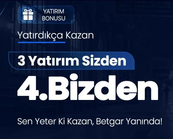 Betgar yatırım bonusu kampanyası detayları